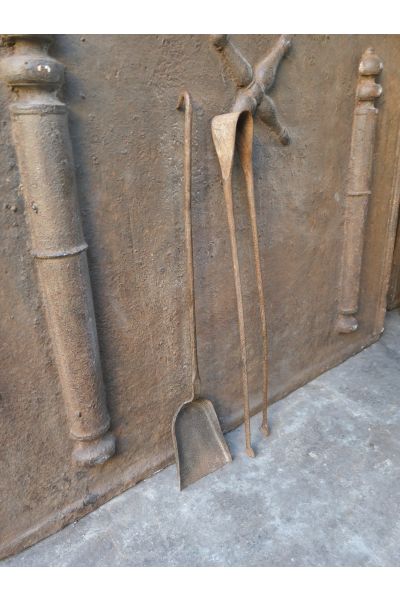 Antique French Fireplace Tools