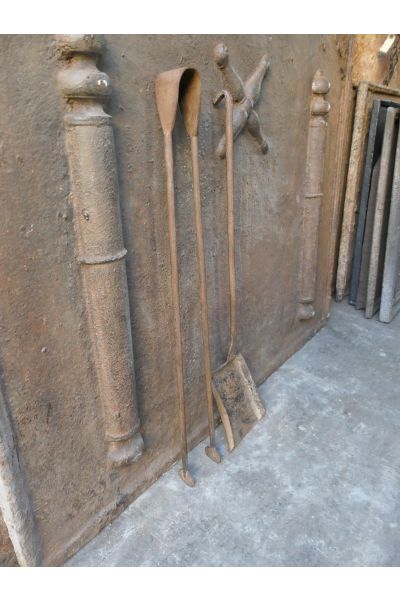 Antique French Fireplace Tools