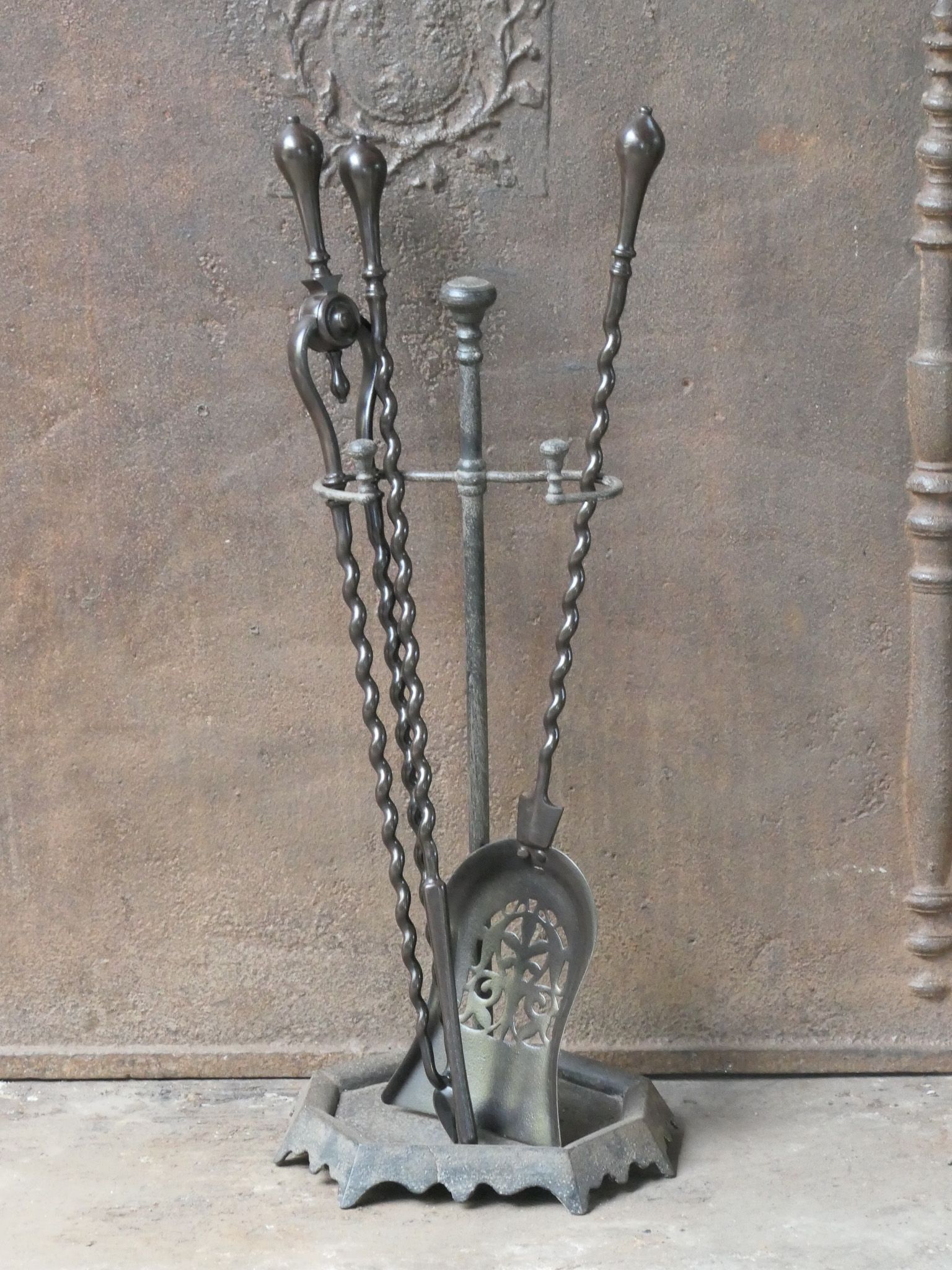 Georgian Fireplace Poker Set t5655a | Charles Nijman Fireplace