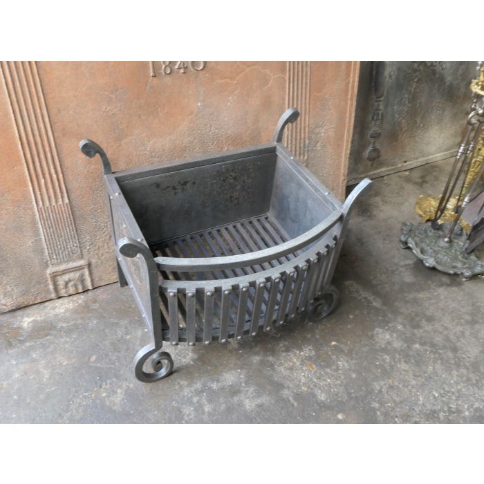 Victorian Grate for Fire made of Cast iron, Wrought iron 