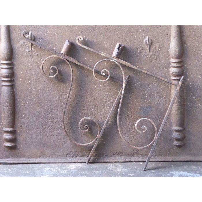 Antique Candle Holders made of Wrought iron 