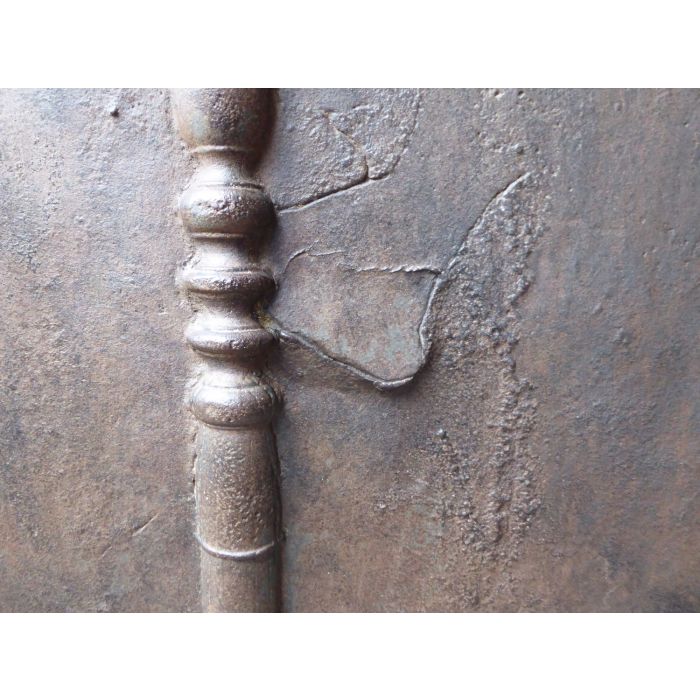 Pillars of Hercules Fireback made of Cast iron 