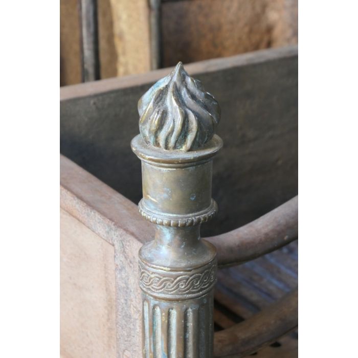 Victorian Fireplace Grate made of Cast iron, Brass 