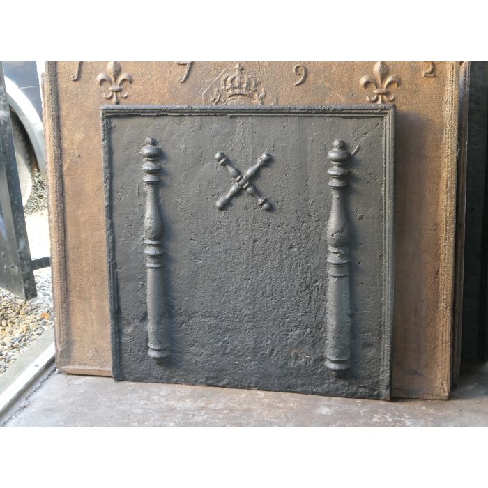 Saint Andrew's Cross Fireback made of Cast iron 