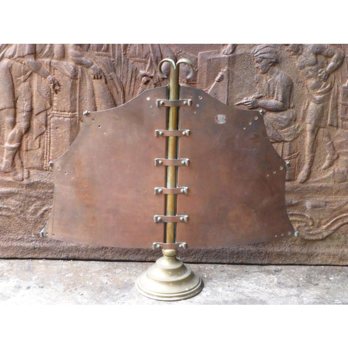 Decorative Art Deco Fireplace Screen made of Brass, Copper 