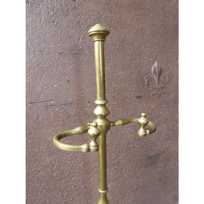 Napoleon III Stand Fire Irons made of Brass 
