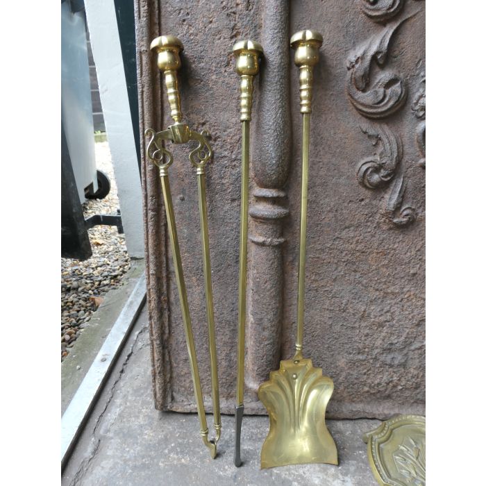 Polished Brass Fire Tools made of Brass 