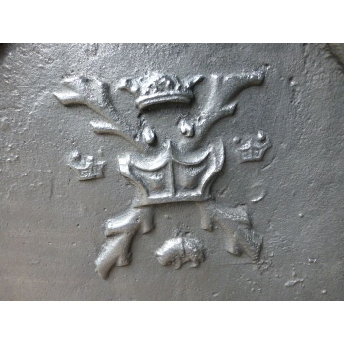 Arms of Burgundy Fireback made of Cast iron 