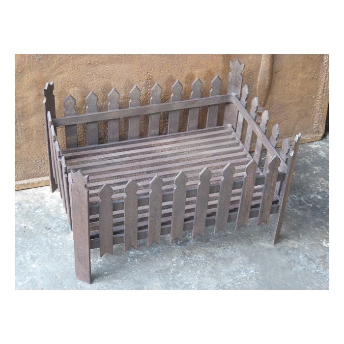 Neo Gothic Fire Basket made of Wrought iron 