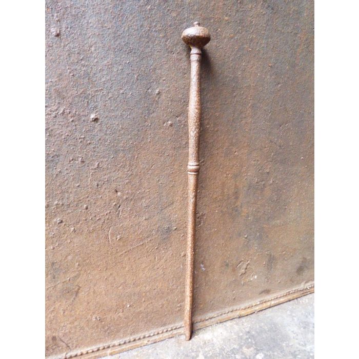 French Fire Poker made of Wrought iron 
