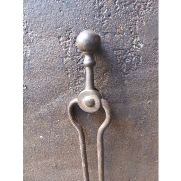 Victorian Fire Tongs made of Wrought iron 