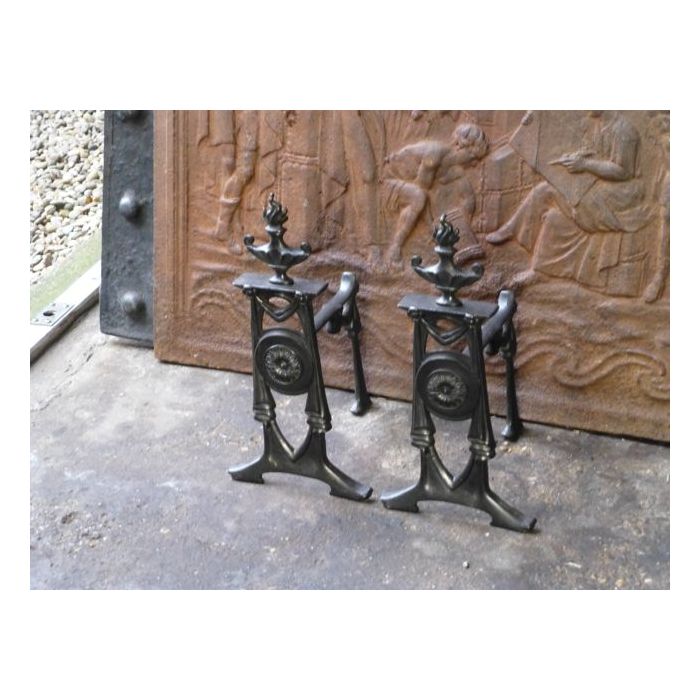 Victorian Rests Fire Irons made of Cast iron 