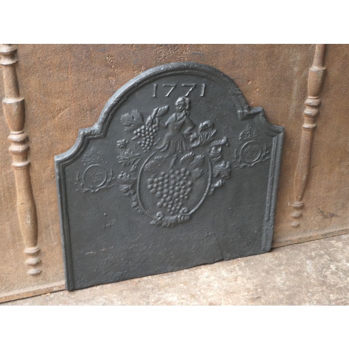 The Vintage Fireback made of Cast iron 