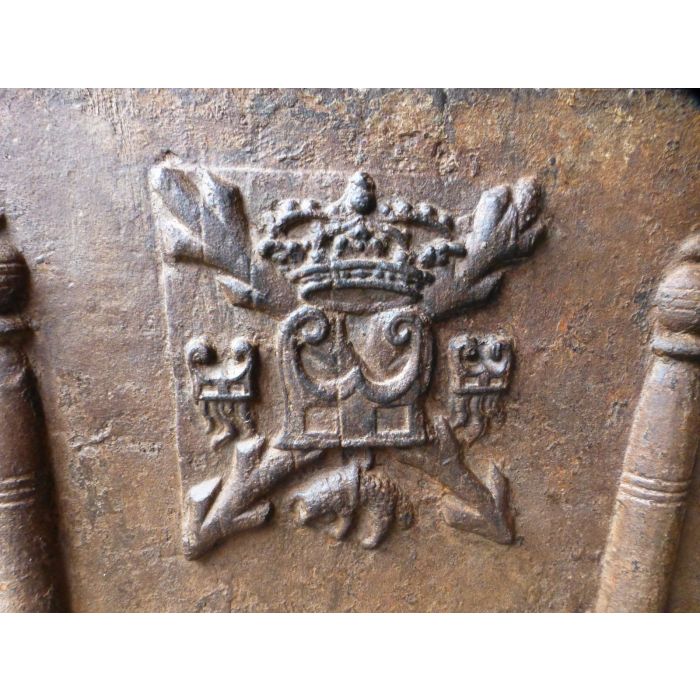 Arms of Burgundy Fireback made of Cast iron 