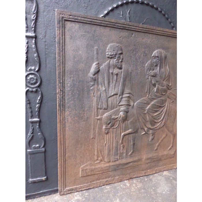 Mary and Joseph Fireback made of Cast iron 