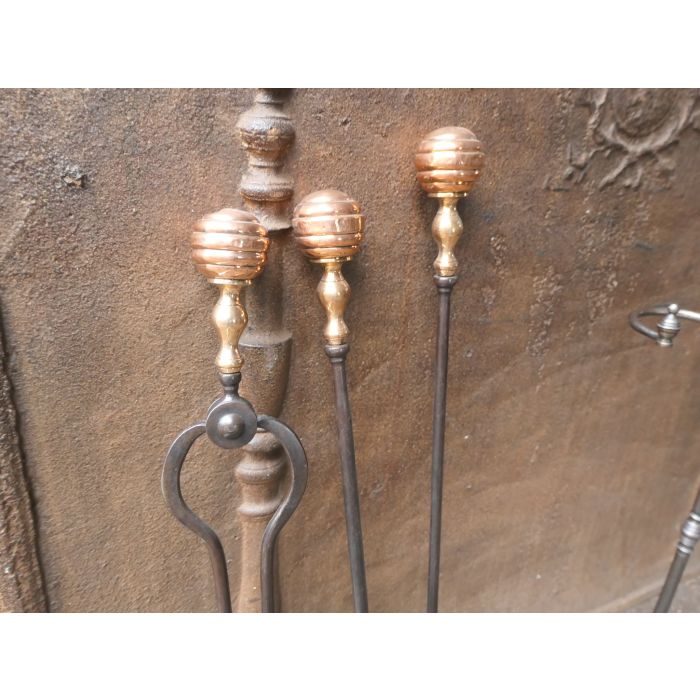 Victorian Companion Set made of Cast iron, Wrought iron, Copper 