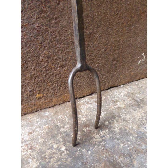 Toasting Fork made of Wrought iron, Wood 