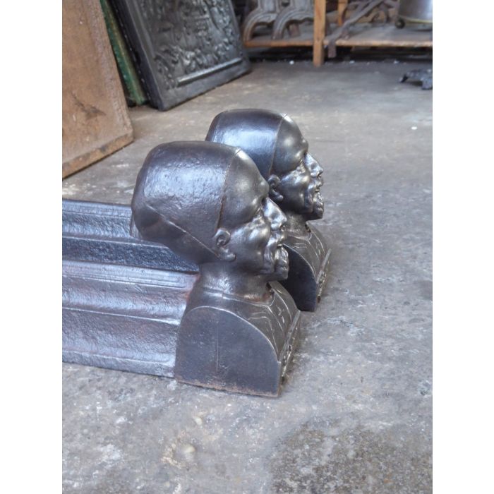 Man Andiron made of Cast iron 