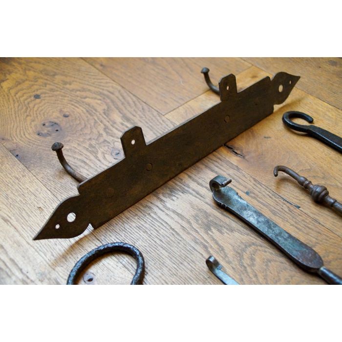 Antique Dutch Fire Tools made of Wrought iron 