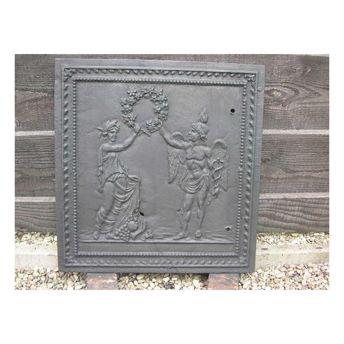 Mercury and Ceres Fireback made of Cast iron 