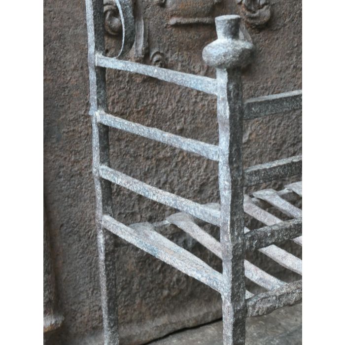 Gothic Grate for Fireplace made of Wrought iron 