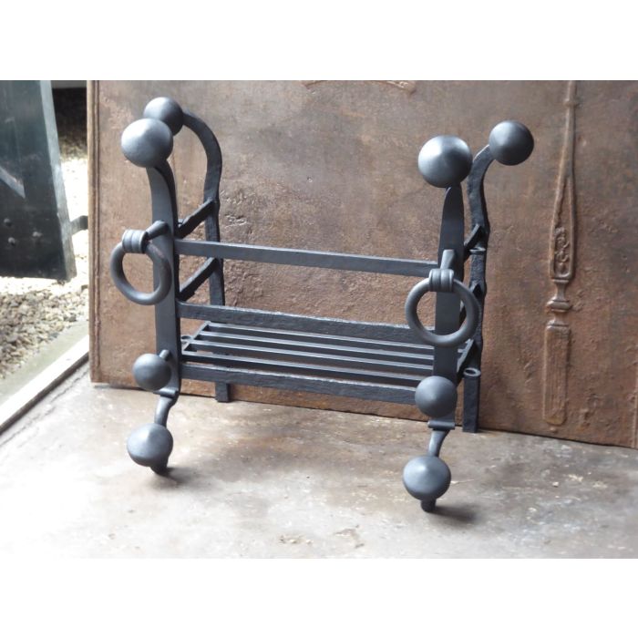 Antique Fireplace Log Grate made of Wrought iron 