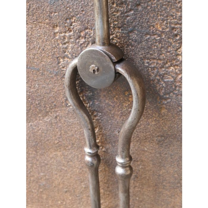 Victorian Fire Tongs made of Wrought iron 