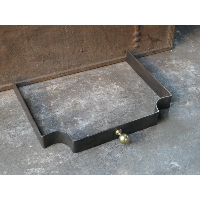 French Fireplace Fender made of Wrought iron, Brass 