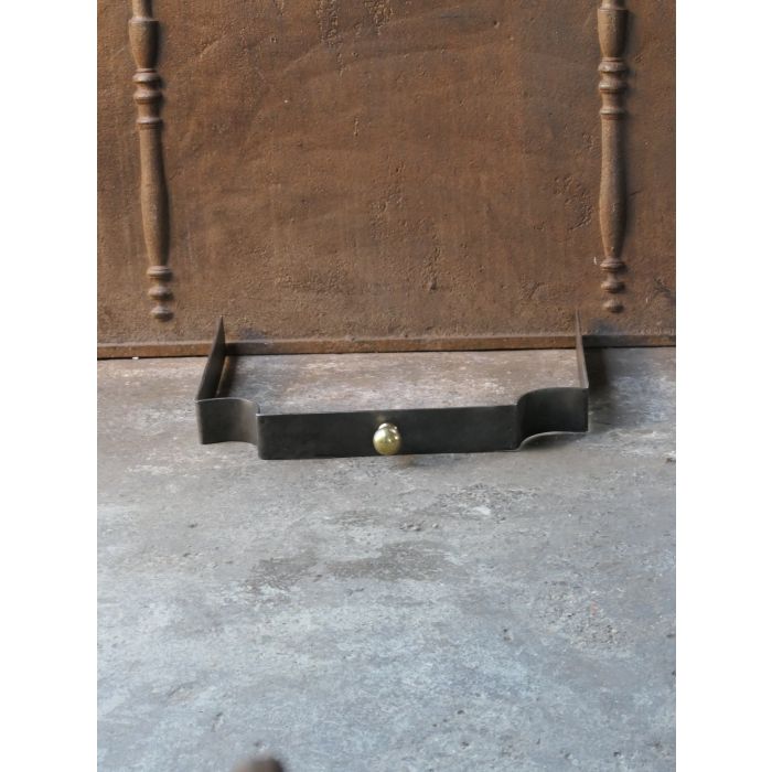 French Fireplace Fender made of Wrought iron, Brass 