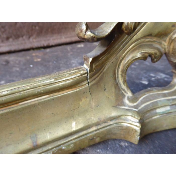Louis XV Fire Fender made of Brass 