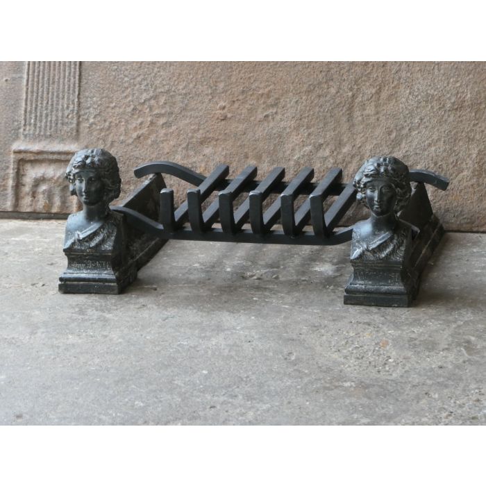 Bacchant(e) Andirons made of Cast iron 