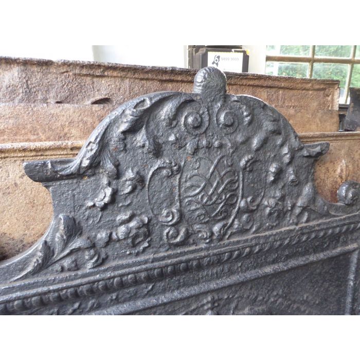 Arms of Lorraine Fireback made of Cast iron 