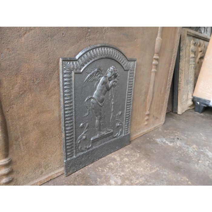 Cupid Fireplace Back Plate made of Cast iron 