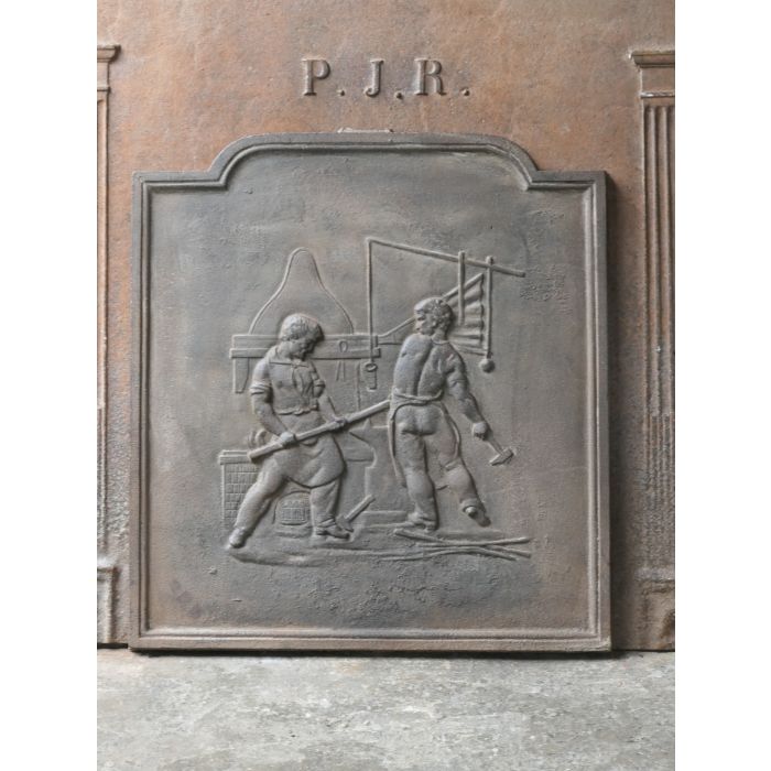 The Smithy Fireback made of Cast iron 