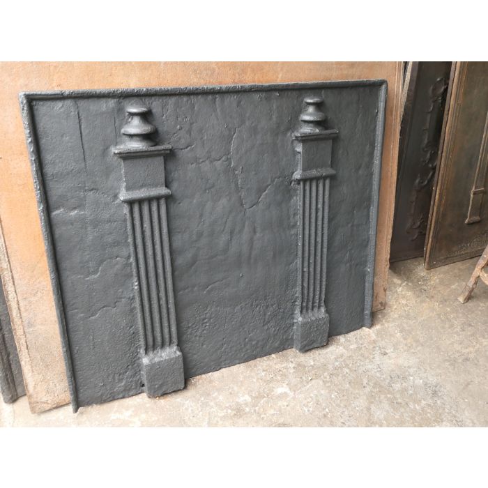 Pillars of Hercules Fireback made of Cast iron 