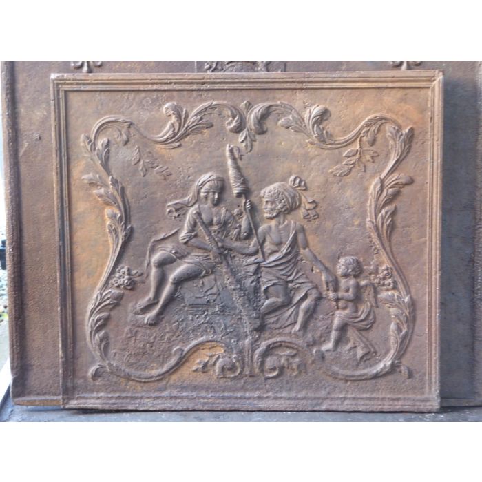 Hercules and Omphale Fireback made of Cast iron 