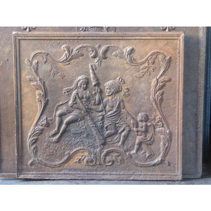 Hercules and Omphale Fireback made of Cast iron 
