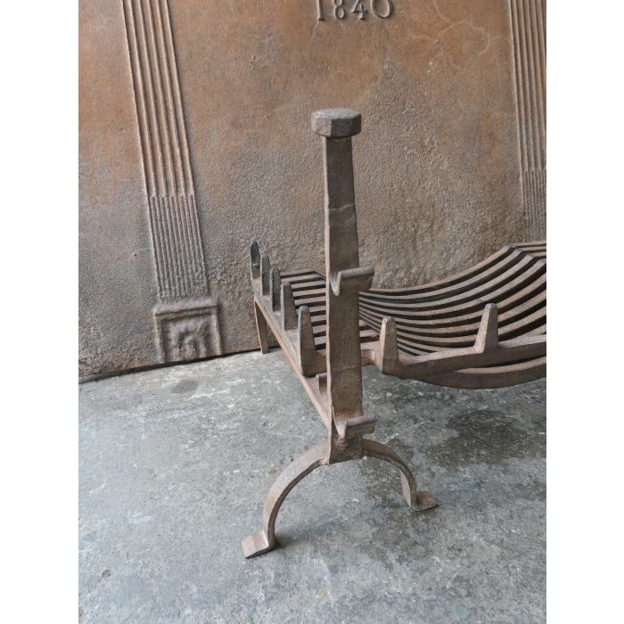 Georgian Fire Grate made of Cast iron, Wrought iron 
