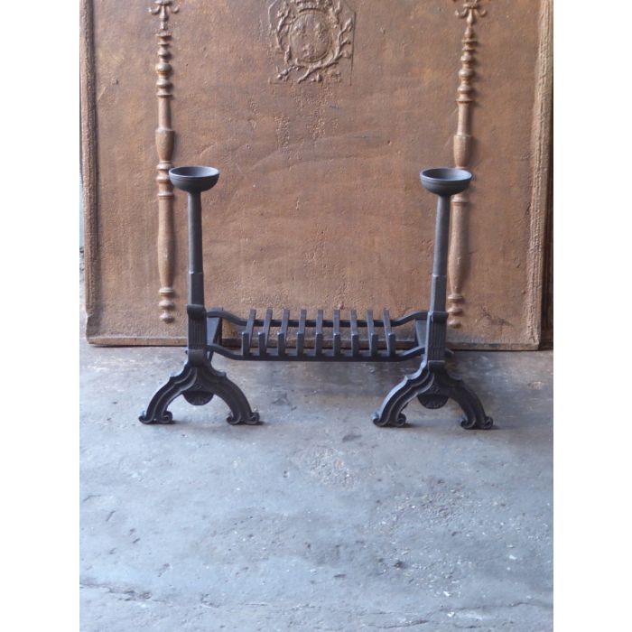Neo Gothic Fire Basket made of Cast iron, Wrought iron 