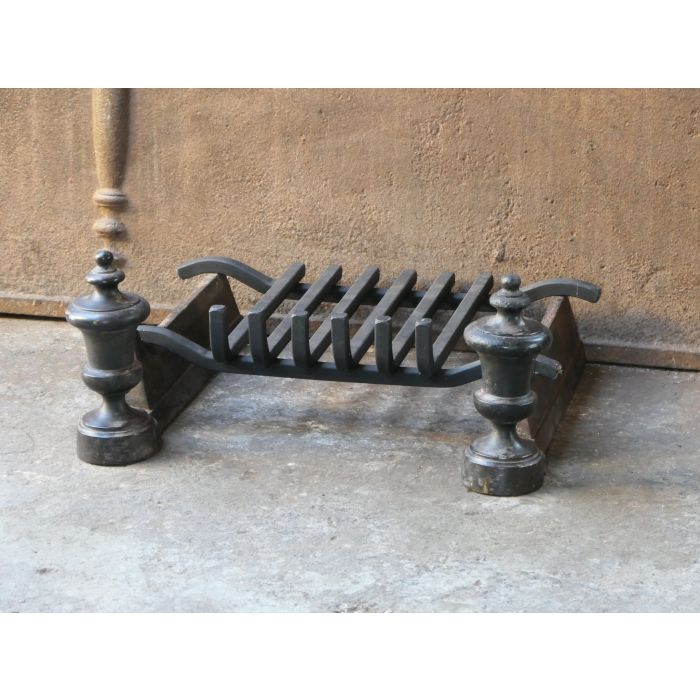 Napoleon III Fire Dogs made of Cast iron, Brass 