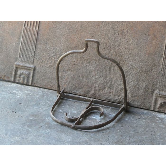 17th c Hanging Trivet made of Wrought iron 