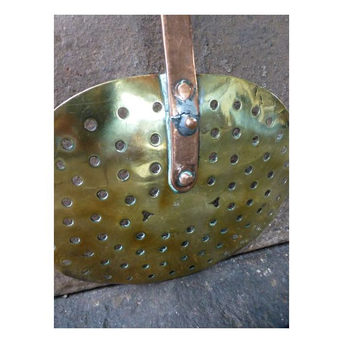 Antique Skimmer made of Polished brass, Polished copper 