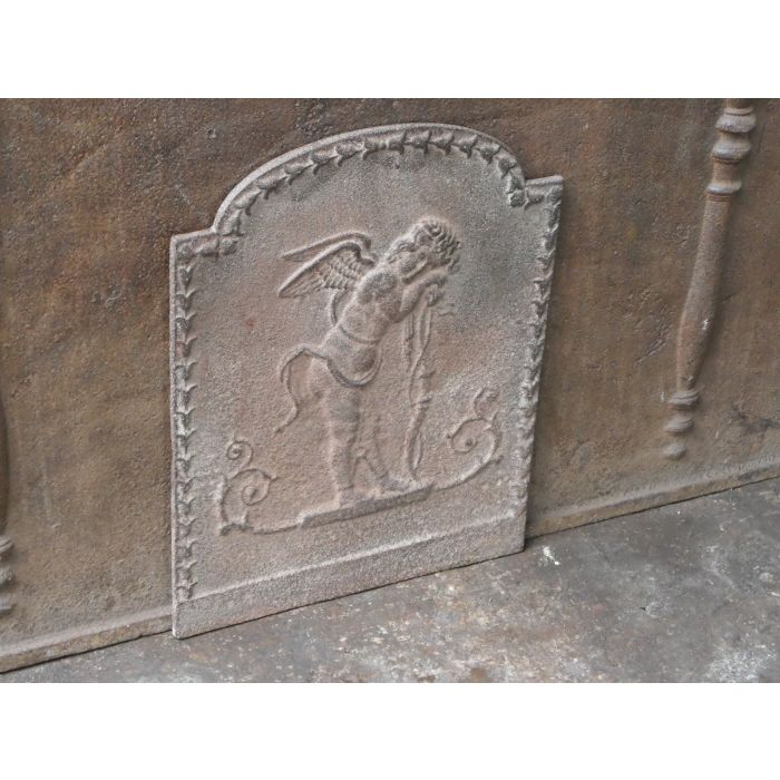 Cupid Fireplace Back Plate made of Cast iron 