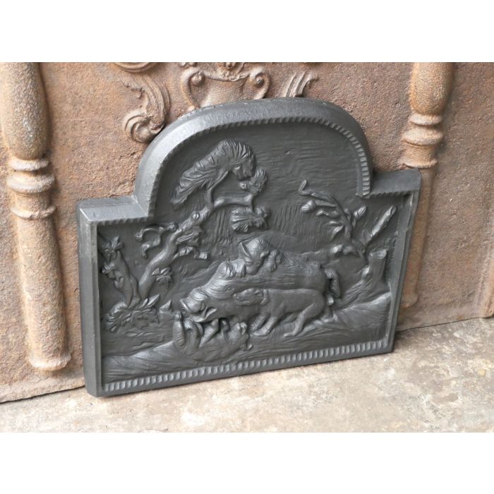 Allegory of the Hunt Fireback made of Cast iron 