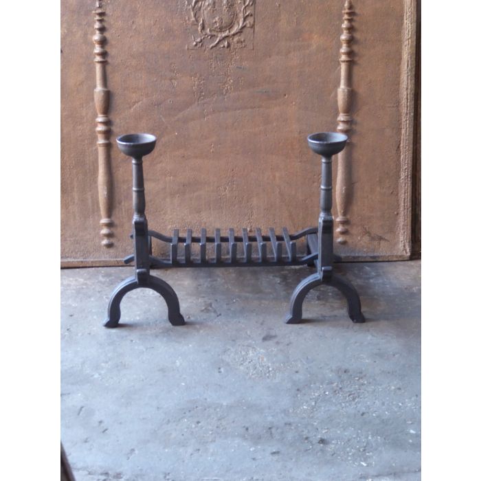 Neo Gothic Fire Basket made of Cast iron, Wrought iron 