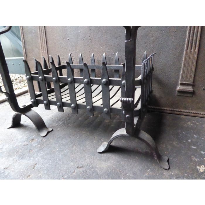 Neo Gothic Fire Basket made of Wrought iron 