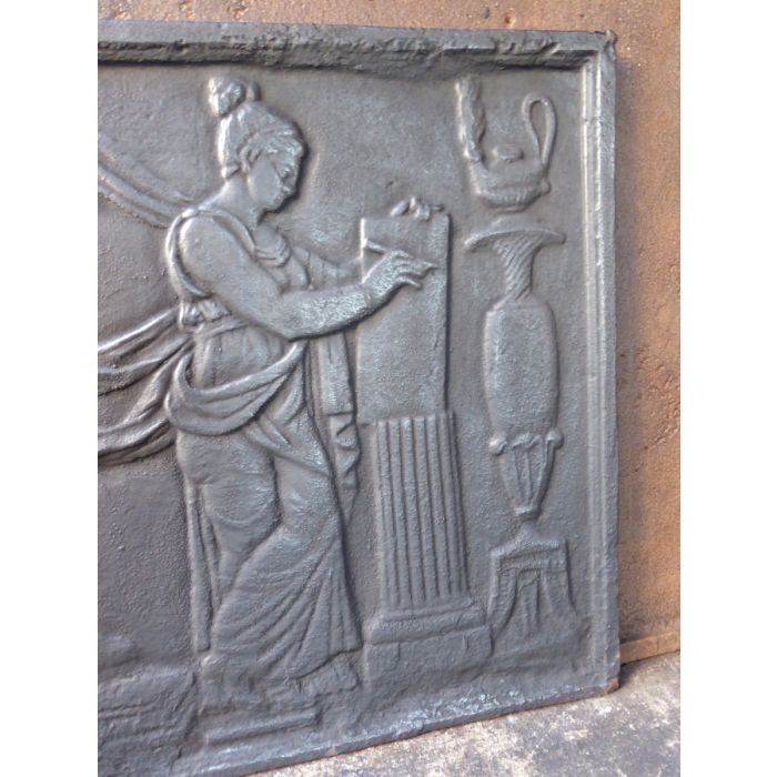 Allegory of Human Rights Fireback made of Cast iron 