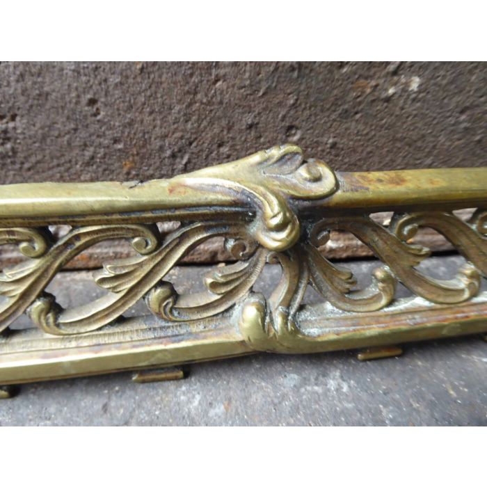 Georgian Fireplace Fender made of Brass 