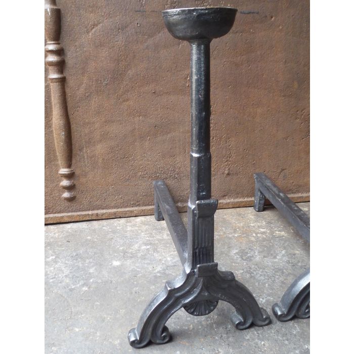 Large Andirons | Landiers made of Cast iron 
