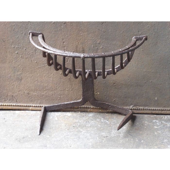 Gothic Grate for Fireplace made of Wrought iron 